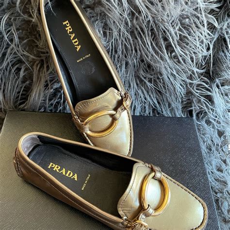 prada driving loafers women's.